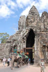 Huge Angkor Thom Gate