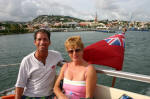Leaving Martinique by Tender