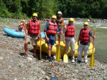 Putting in on the Pacuare River