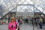 Entering the Louvre