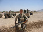 Scott Terry in Afghanistan