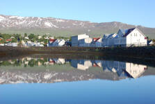 Akureyri in the morning