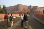 Approach to the Red Fort of Agra