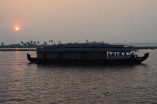 Sunset over Houseboat