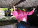 Pam kisses the Blarney Stone