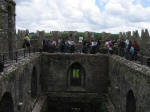 Line-up to kiss the Blarney Stone