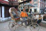 Pedicab in Kathmandu