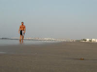 Walking the Beach in Muscat
