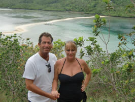 Couple Visit Snake Island