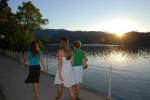 Sunset on Lake Bled