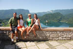 Family at Lake Bled