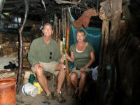 Inside Masai Hut