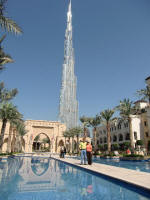 Burj Dubai from Palace Hotel