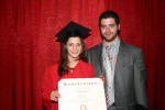 Andrea with Diploma and Roy