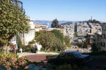 Coit Tower from Lombard Street