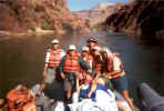 Our group of 7 on the boat