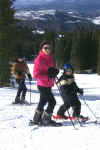 Skiing with Arielle