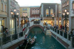 Gondola in the Grand Canal Shoppes