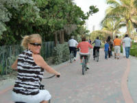 Biking the Promenade