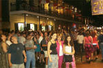 Bourbon Street at night