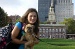 Ellie and Independence Hall