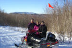 Snowmobile View to Killington